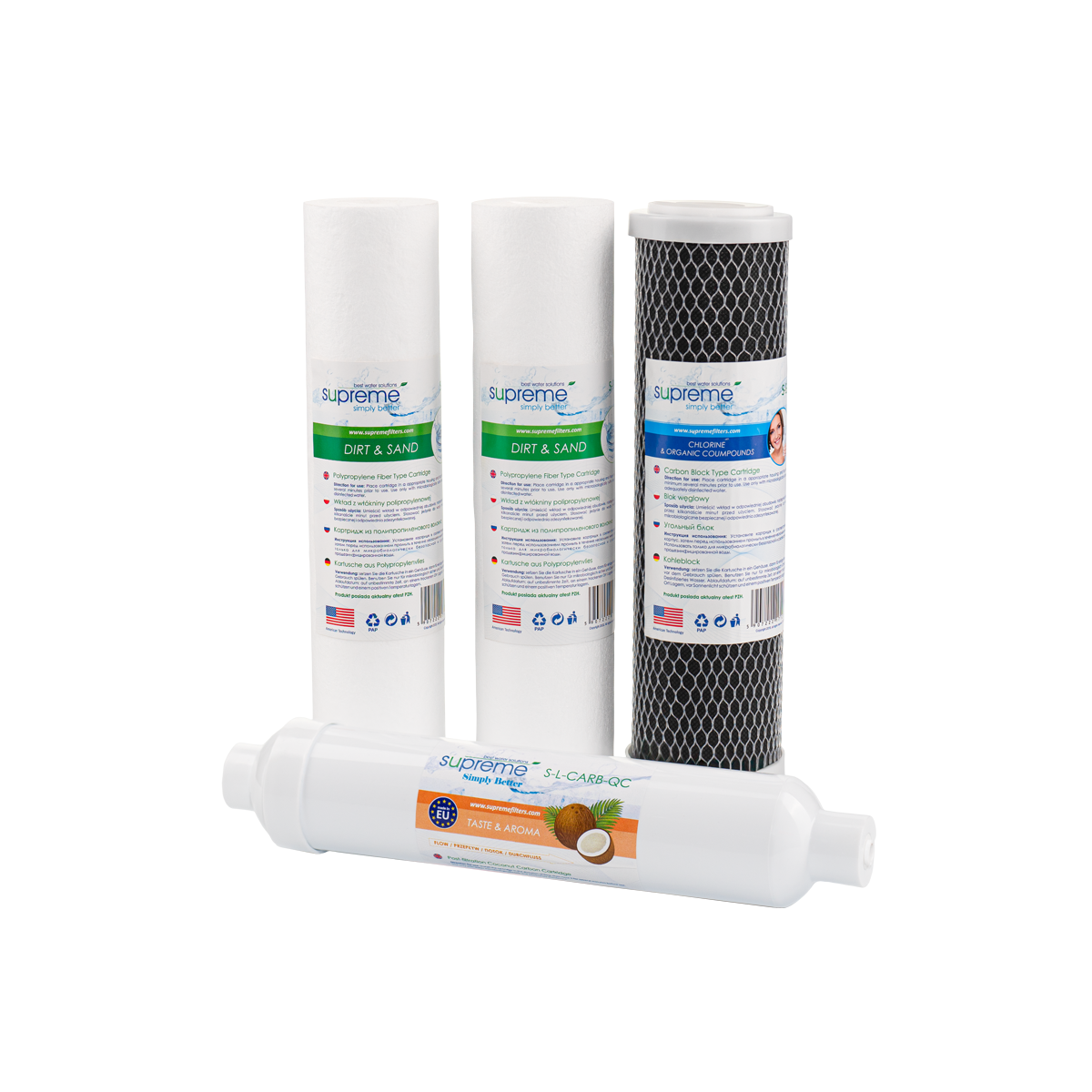 Supreme RO Small Filter Set - PWS