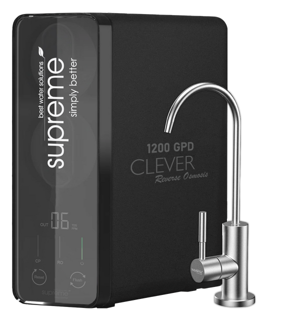 Direct Flow SUPREME CLEVER 1200 GPD Tiešās Caurplūdes Reversās Osmozes Sistēma